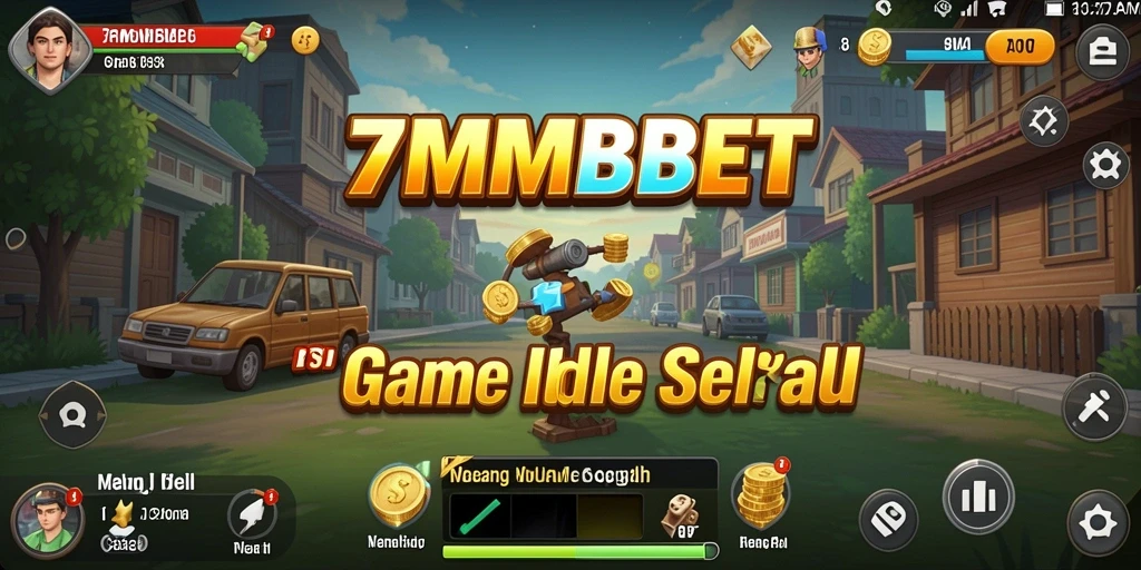 Tampilan screenshot utama 7MMBET menampilkan gameplay Idle yang menarik.