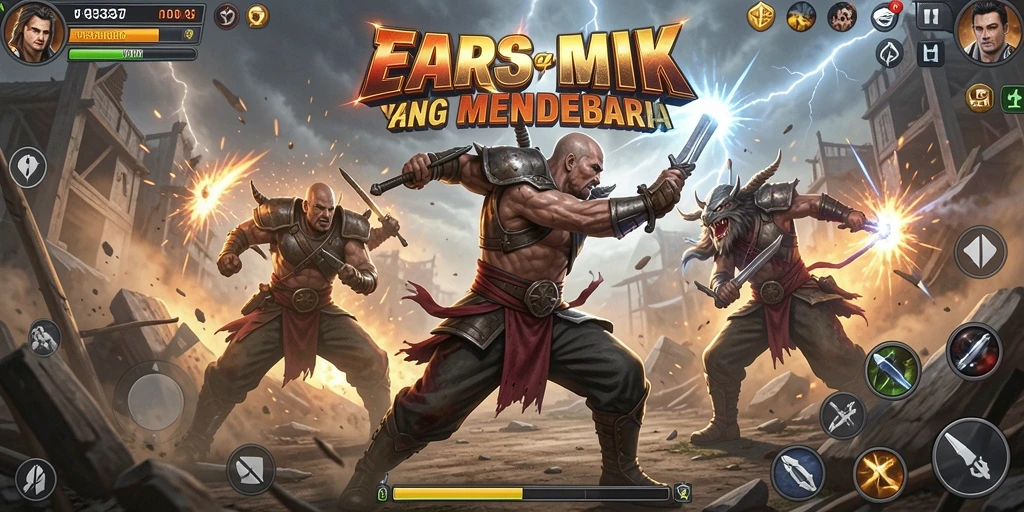 Screenshot dari gameplay mendebarkan dalam 93337.