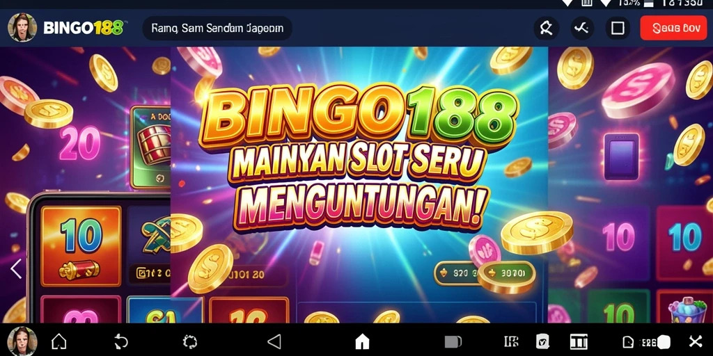 Tampilan menarik dari gameplay Slot BINGO188.