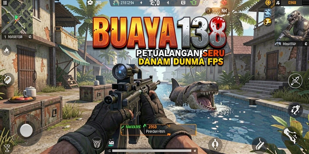 Menampilkan aksi pertempuran seru dalam BUAYA138.
