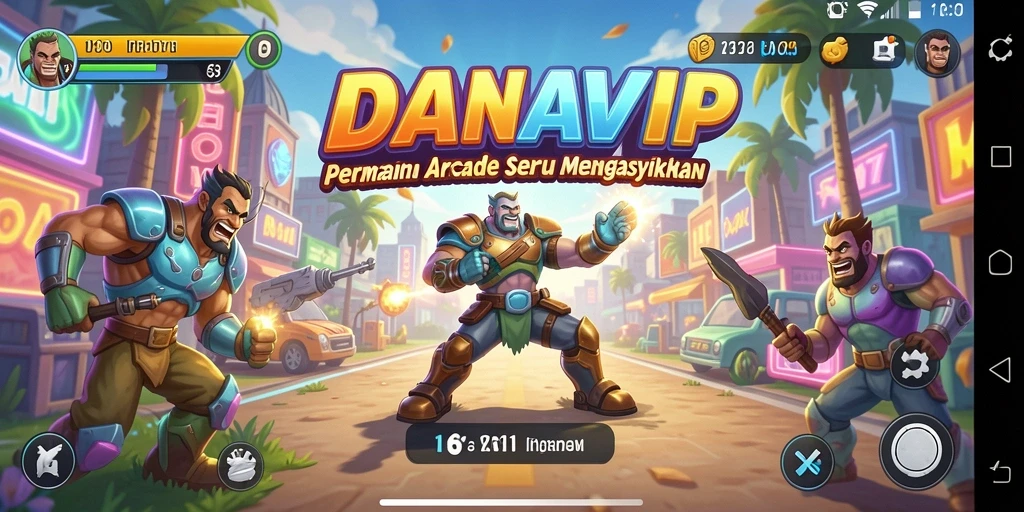 Gameplay <strong>DANAVIP</strong> yang seru dan menantang ditampilkan dalam screenshot ini.