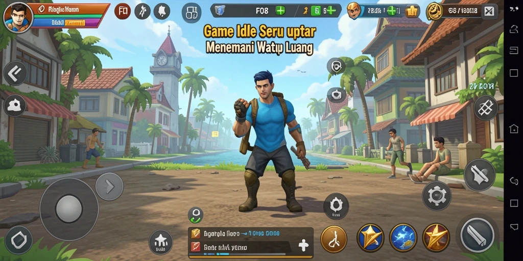 Tampilan gameplay FO8 yang seru dan memikat dalam kategori Idle.