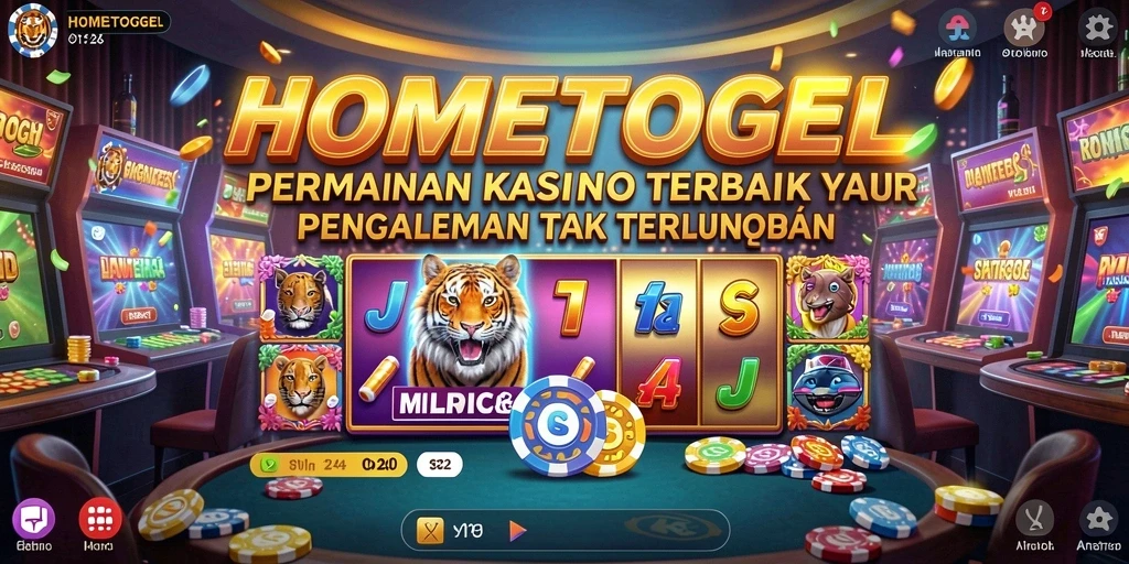Tampilan menarik dari gameplay Kasino HOMETOGEL.