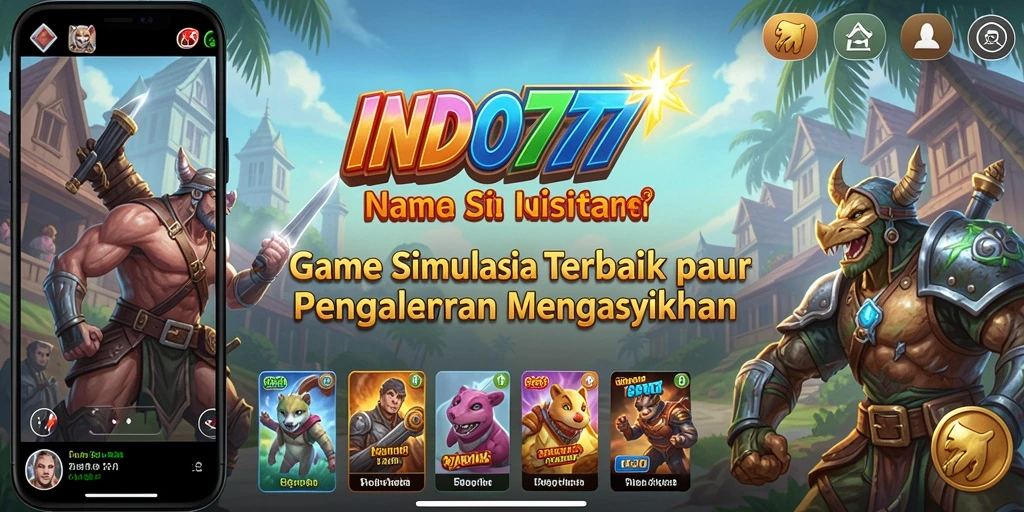 Tampilan gameplay INDO777 yang memukau dan interaktif.