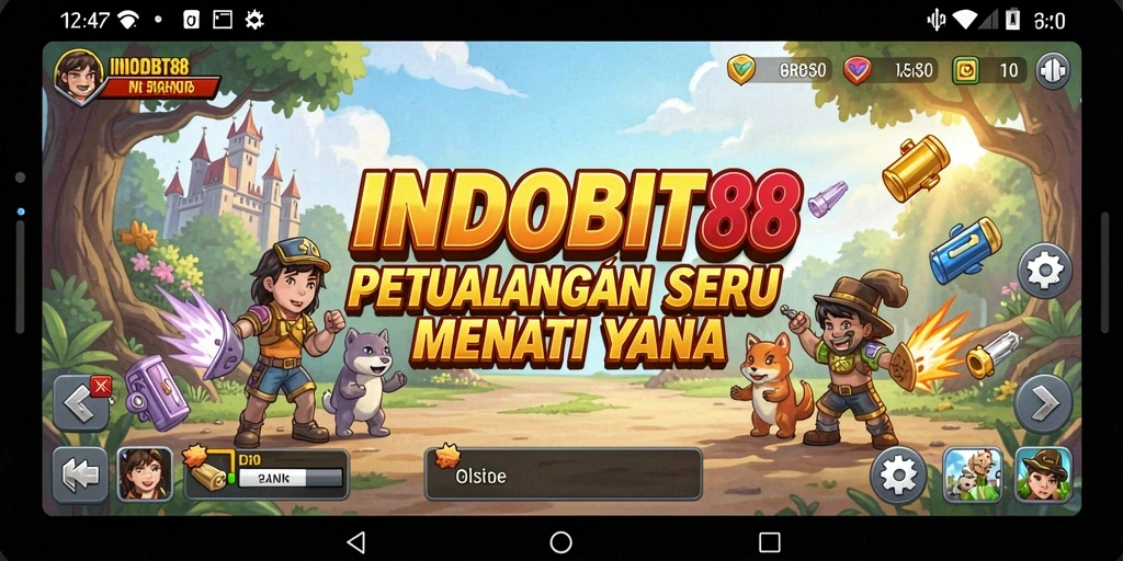 Screenshot gameplay INDOBIT88 menampilkan aksi seru dalam petualangan.