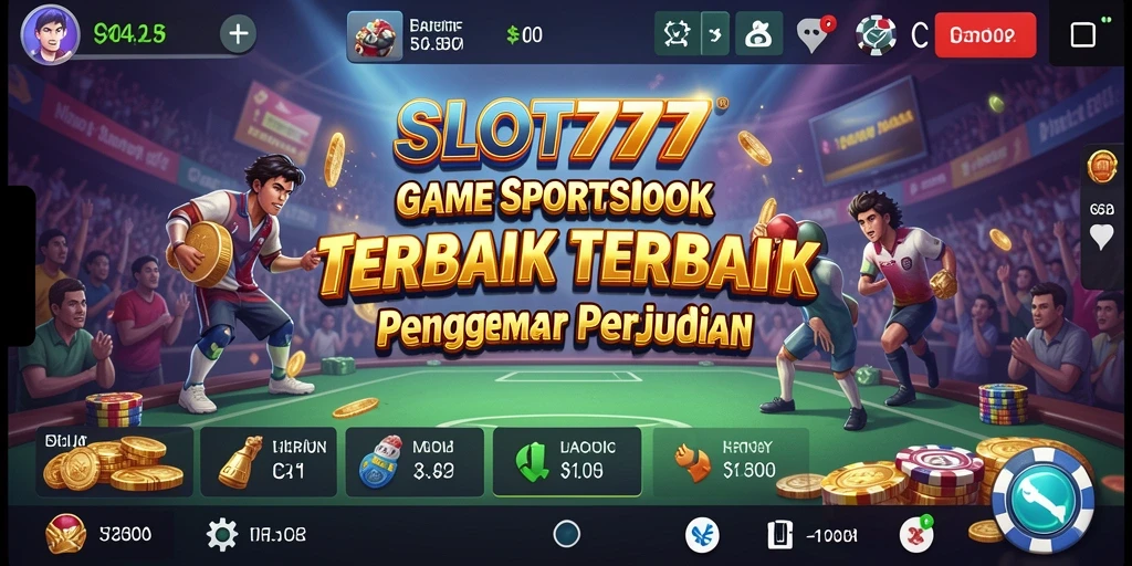 Screenshot gameplay SLOT777 dengan tampilan taruhan olahraga yang menarik.