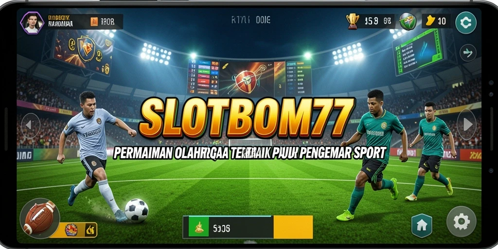 Tampilan gameplay SLOTBOM77 yang menarik dengan berbagai cabang olahraga.