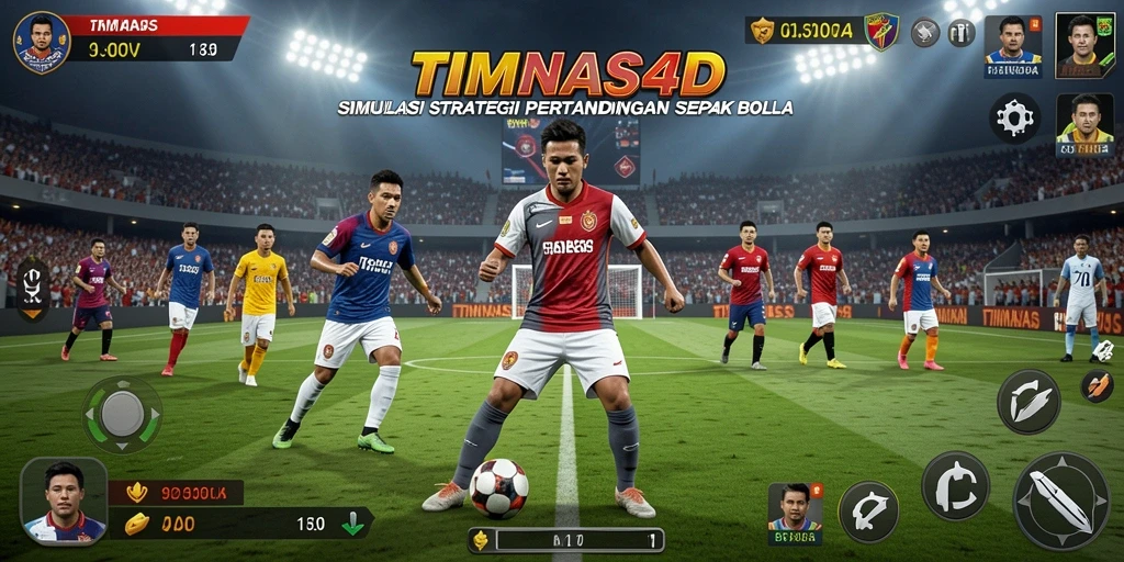 Tampilan gameplay yang mendebarkan di TIMNAS4D.