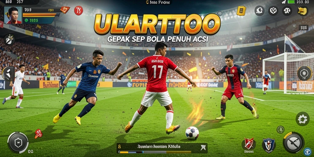 Tampilan memukau dari gameplay sepak bola ULARTOTO.